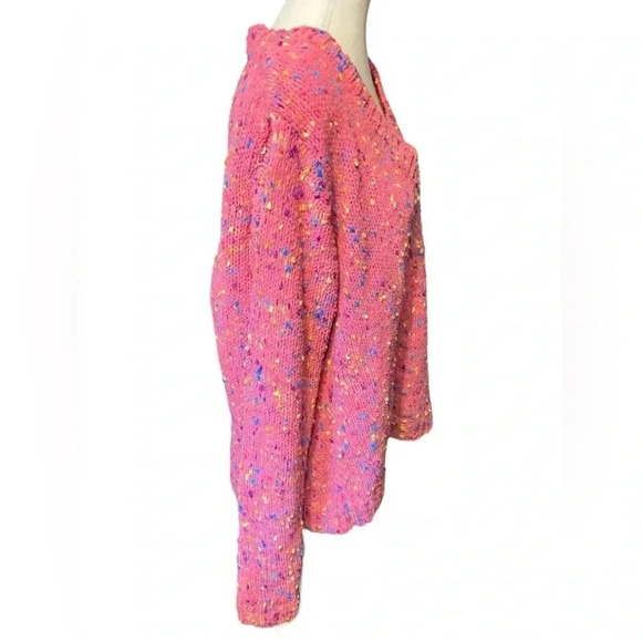 ❄️ Pink Speckled Knit Sweater ❄️ - Picture 6 of 8